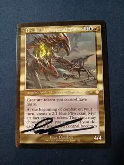 MTG Brudiclad, Telchor Engineer retro frame signed - Image 1