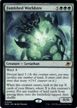 MTG Famished Worldsire (182) | NM | Edge of Eternities {EOE} - Image 1