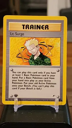 Pokemon TCG 1st Ed. Gym Challenge Card Lot Brock/Charity/Blaine/Lt.Surge/Misty - Image 4