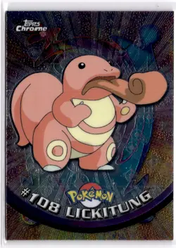 Pokemon Lickitung - Pokemon Topps Chrome #108 NM - Image 1