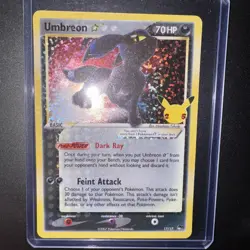 Pokemon TCG Umbreon Gold Star 17/17 Celebrations Classic Collection - Image 1