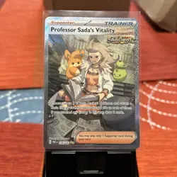 Pokemon Professor Sada's Vitality 256/182 SV04: Paradox Rift Holo - Image 1