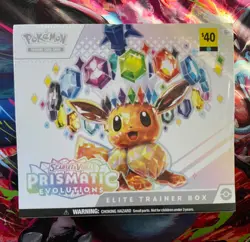 Pokemon TCG Scarlet Violet Prismatic Evolutions ETB Elite Trainer Box New Sealed - Image 1