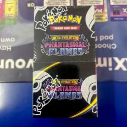Pokemon TCG Mega Evolution Phantasmal Flames Half Booster Box Factory Sealed UK - Image 1