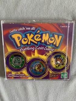 Pokemon Battling Coin Game Bundle 1999 Bulbasaur, Pidgeotto and Raichu Mint - Image 1