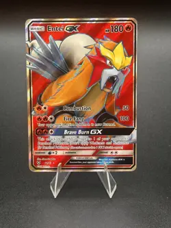 Entei GX Full Art 71/73 SHL Shining Legends *HOLO* Pokemon TCG - Image 1