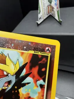 Pokemon TCG WOTC Entei 34 Movie Black Star Promo Reverse Holo SWIRL LP - Image 5