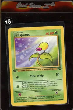 Pokemon TCG Bellsprout Jungle 49/64 Regular 1st Edition Common NM-M - Image 1