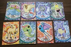 Topps Pokemon TV Animation Lot Of 8 Wartortle - Image 1