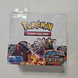 Pokemon TCG Scarlet & Violet Obsidian Flames Booster Box Brand New - Sealed 820650863745 - Image 1