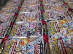 36x Prismatic Evolutions Booster Pack Lot 36 FACTORY SEALED PACKS Pokemon TCG - Image 3