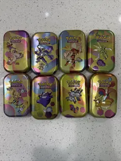 Empty Pokemon 151 Mini Tin Set - Includes Coins (NO PACKS) - Image 1