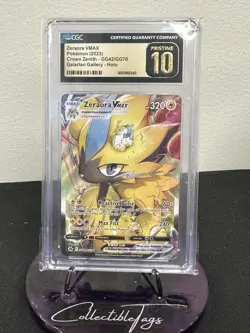 ZERAORA VMAX Crown Zenith Holo Trainer Gallery #GG42 CGC Pristine Pokemon - Image 1