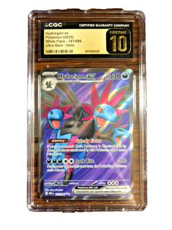 Hydreigon EX Ultra Rare #161 - CGC PRISTINE 10 - 2025 White Flare - Pokemon TCG - Image 1