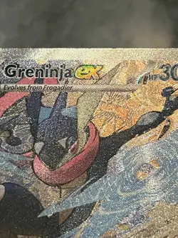 Pokemon TCG Greninja ex 132 Scarlet & Violet Black Star Promo Full Art LP - Image 4