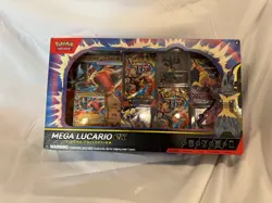 Pokemon TCG Mega Lucario ex Premium Figure Collection Box Factory Sealed - Image 1