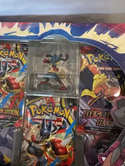 Pokemon TCG Mega Lucario ex Premium Figure Collection Box Factory Sealed - Image 3