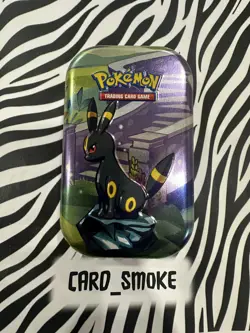 POKEMON UMBREON SCARLET & VIOLET PRISMATIC EVOLUTIONS MINI TIN *DESCRIPTION* - Image 1