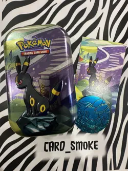 POKEMON UMBREON SCARLET & VIOLET PRISMATIC EVOLUTIONS MINI TIN *DESCRIPTION* - Image 3