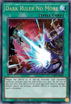 Dark Ruler No More - LART-EN063 - Ultra Rare - Limited Edition NM Yugioh Yu-Gi-O - Image 1