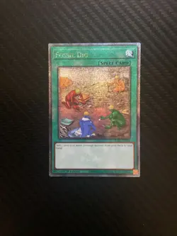 Yugioh Fossil Dig RA01-EN053 Quarter Century Secret Rare 1st Ed NM - Image 1
