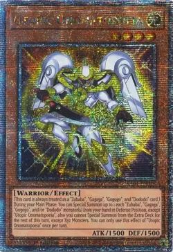 1x Utopic Onomatopoeia | RA04-EN028 | QCR | 1st Ed | NM | YuGiOh - Image 1