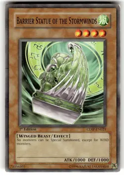 Yu-Gi-Oh! TCG Barrier Statue of the Stormwinds Cyberdark Impact CDIP-EN021 1st E - Image 1