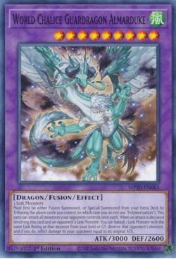World Chalice Guardragon Almarduke DANE Rare 1st ED NM Yugioh - Image 1
