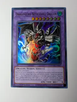 Yugioh Dragonecro Nethersoul Dragon MAMA-EN062 Ultra Rare 1st Edition LP - Image 1