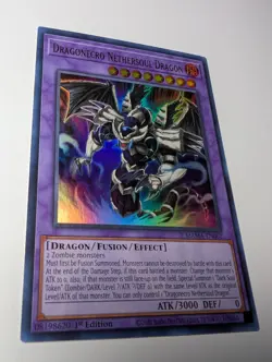 Yugioh Dragonecro Nethersoul Dragon MAMA-EN062 Ultra Rare 1st Edition LP - Image 2