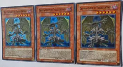 Yugioh 3x Dragon Queen Of Tragic Endings ABPF-EN014 Super Rare 1st Ed NM Playset - Image 3