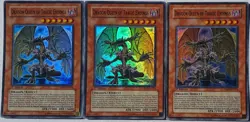 Yugioh 3x Dragon Queen Of Tragic Endings ABPF-EN014 Super Rare 1st Ed NM Playset - Image 4