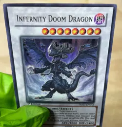Yu-Gi-Oh! - Infernity Doom Dragon 2010 TSHD-EN042 Ultra Rare 1st Edition - Image 2