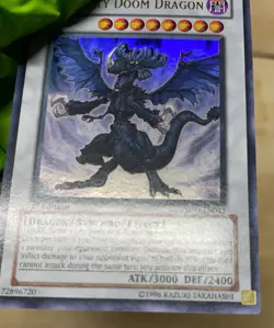 Yu-Gi-Oh! - Infernity Doom Dragon 2010 TSHD-EN042 Ultra Rare 1st Edition - Image 5
