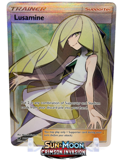 Pokemon Sun & Moon Crimson Invasion Reverse Holo Rainbow Secret Rare YOU PICK - Image 1
