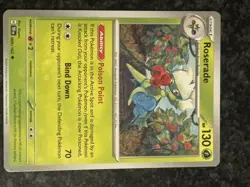 Roserade - 009/162 - Uncommon - Near Mint Pokemon Card - Image 3