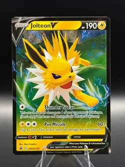 Jolteon V SWSH151 SWSH: Sword & Shield Promo Cards - Pokemon Card - NM Holo - Image 1