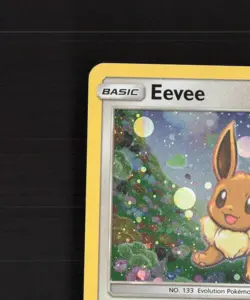 Eevee 101a/149 Sun & Moon Cosmos Holo Rare SWIRL Pokemon Card LP+ - Image 3