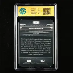 CCG Mint 9 2024 Topps Chrome Black Star Wars CCG card Morgan Elsbeth - Image 2