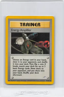 Energy Amplifier 98/105 - Neo Destiny - VINTAGE WOTC POKEMON CARD - LP - Image 1