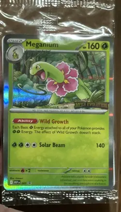 Pokemon TCG Mega Evolution Prerelease STAFF Promo Pack - 4 Cards sealed - Image 1