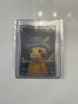 Pikachu with Grey Felt Hat SVP 085 Van Gogh Promo Card Near Mint Condition - Image 3