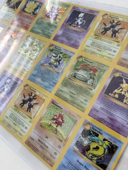 Pokemon Base Set 18 Card Uncut Sheet (See Description Prior To Bidding) - Image 2