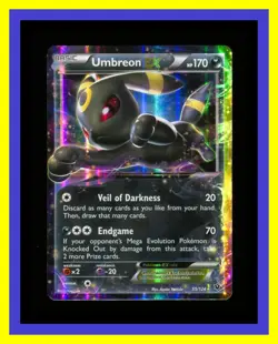 Umbreon EX - 55/124 - XY Fates Collide - Ultra Rare - Pokemon Card - Image 1