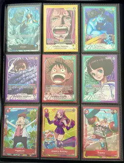 One Piece Binder Collection - Alt Arts, Alt Leaders & SEC - ENGLISH 62 Card LOT - Image 5