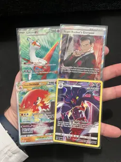 4 Card Lot Pokemon Card Collection Tcg Full Arts Holos NM+ - Image 1