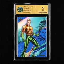 CCG Mint 9 KAYOU 2023 DC Comics CCG Card CHN DC-JS-021 Aquaman - Image 1
