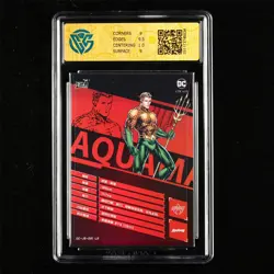 CCG Mint 9 KAYOU 2023 DC Comics CCG Card CHN DC-JS-021 Aquaman - Image 3