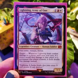Magic the Gathering Final Fantasy Lightning Army of One Card 0233 Regular - Image 1