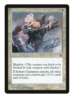 Soltari Champion MTG Stronghold Rare LP Lightly Played Single Card - Image 1